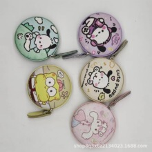 双面彩印自动收缩包边2米卷尺便携式量衣量三围儿童量身高量足底