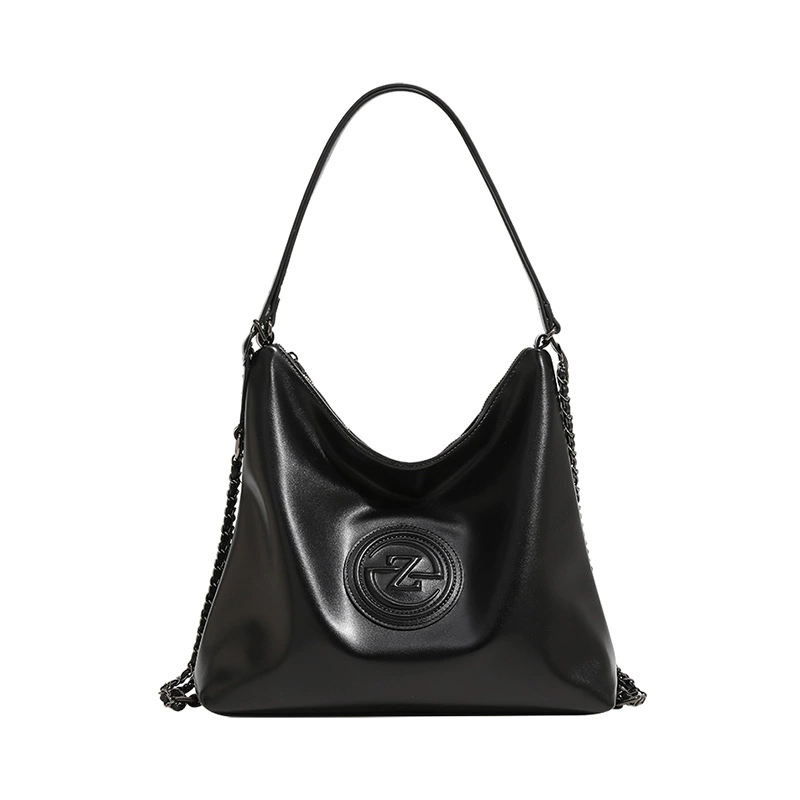 Chain, trend backpack, capacious one-shoulder bag