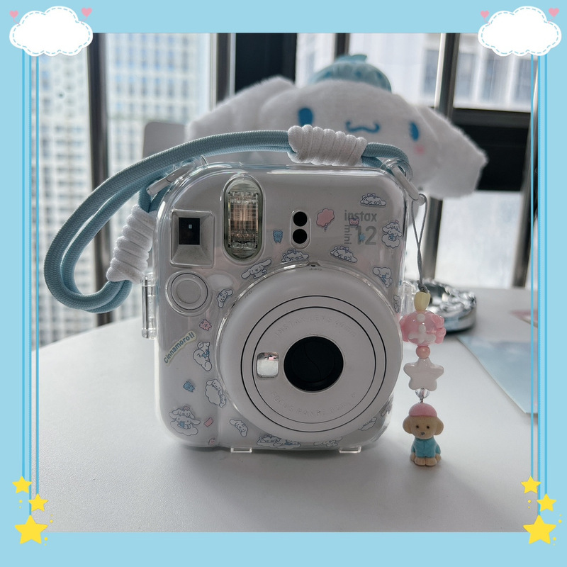 Polaroid Protective Case Mini12/11 Mini Se Storage Crystal Case Lanyard Suitable for Fuji Camera Protective Case