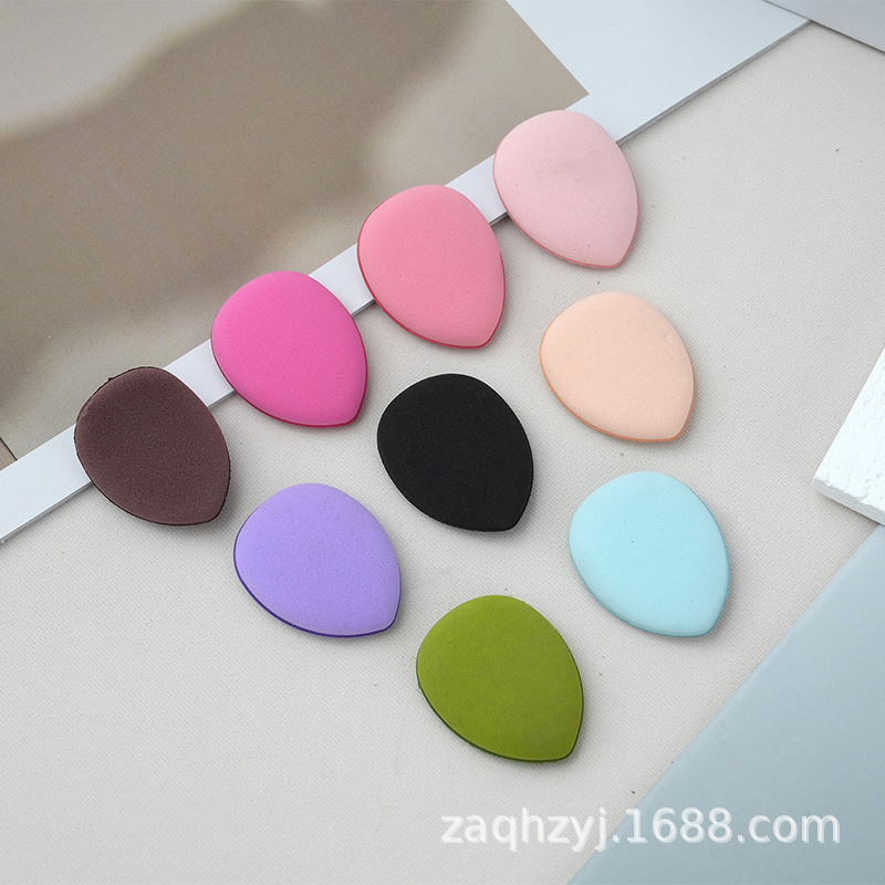 Mini aplicador de maquillaje en forma de corazón, sin látex, compacto, herramienta de retoque de maquillaje, no absorbente, desechable, transfronterizo.