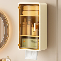 新しいバスルームの小さな壁キャビネット、バスルームの収納ラック、トイレのシンクの上、トイレの上に穴を開けずに壁に取り付けられます。