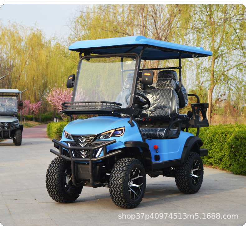 Electric Golf Cart, Sightseeing Car, Scenic Area Viewing Car, Factory Park Shuttle Bus, Beach Car, Four-Wheel Patrol Car
