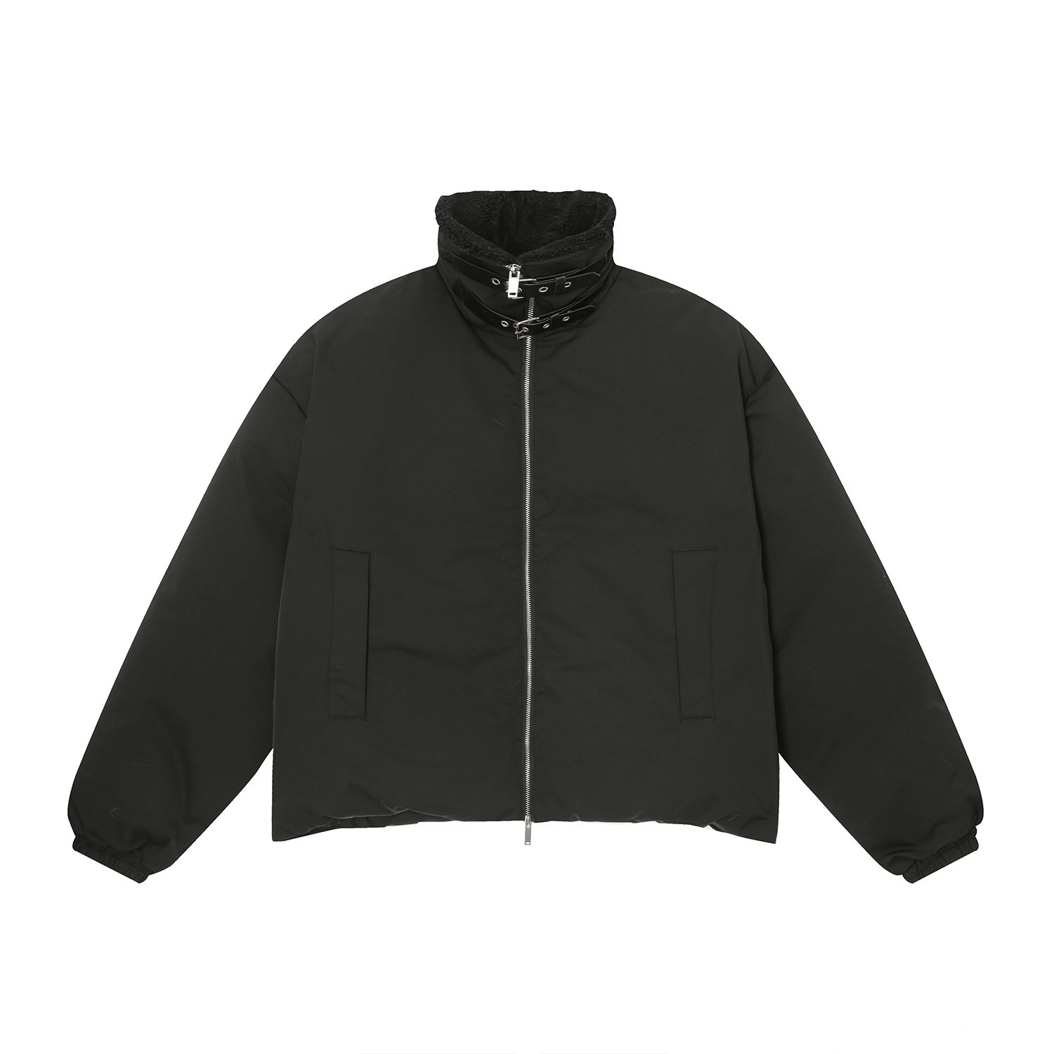 MTLclothes ropa de Hombre | 2023 invierno nuevo estilo coreano simple moda stand collar suelta chaqueta algodón felpa