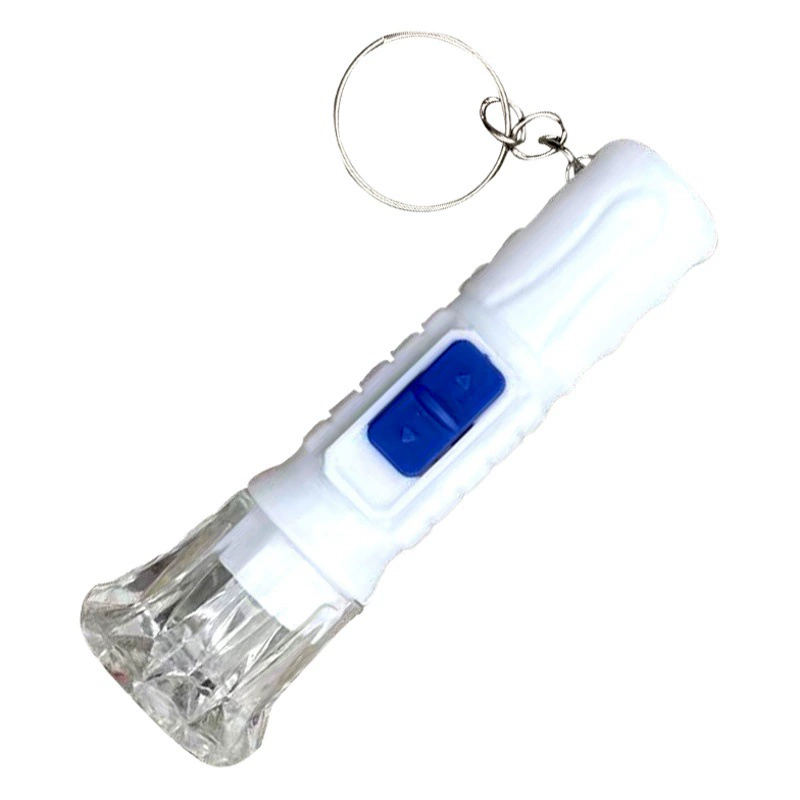 Новый мини-студент детей обучение пластиковый маленький фонарик Прозрачный Кристалл светодиодный свет дома удобно