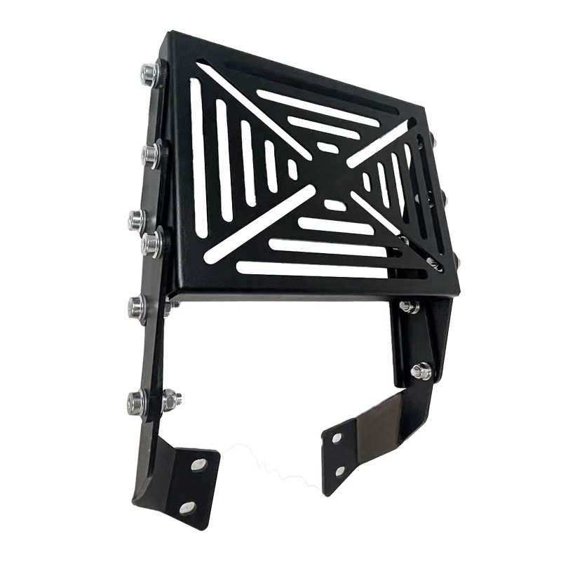 Suitable for RS150 motorcycle sliding mobile tailstock trunk telescopic bracket black movable tailstock rack