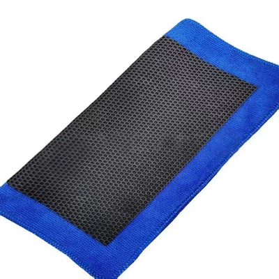 Car hollow mud grinding gloves mud Car cleaning tools - hollow-grinding-mud-cloth-30-30