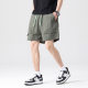 Tooling Shorts Men's Summer New Ice Silk Thin Sports Casual Men's Pants Solid Color Large Pocket Loose Five-point Pants
