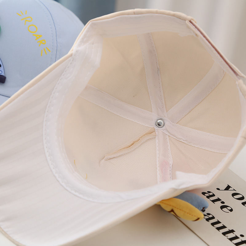 140g Weight Cotton Blend, Polyester Fabric Type Baseball Cap Hats Type 1 Piece Quantity Outdoor, Daily Occasion Dinosaur Pattern Summer, Spring Season Children Unisex Gender Cartoon Style Style Children Unisex Cartoon Style Dinosaur Baseball Cap 6