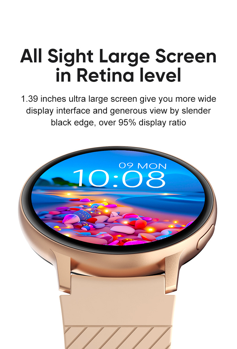 Smart Watch With Blood Pressure And Heart Rate Monitor Bluetooth_voghion.com