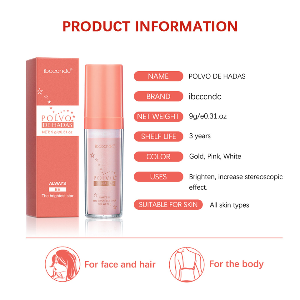 carina IBCCCNDC Fairy Highlighting erhellt helles, natürliches, dreidimensionales formendes Schlüsselbein-Knochenpat-Puder in voller Höhe_voghion.com