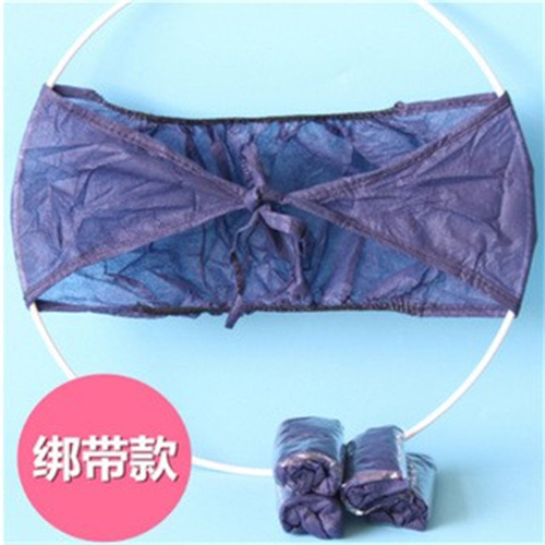 Beauty salon disposable non-woven bra Disposable underwear wrap breast tube top female sauna outdoor bra wholesale