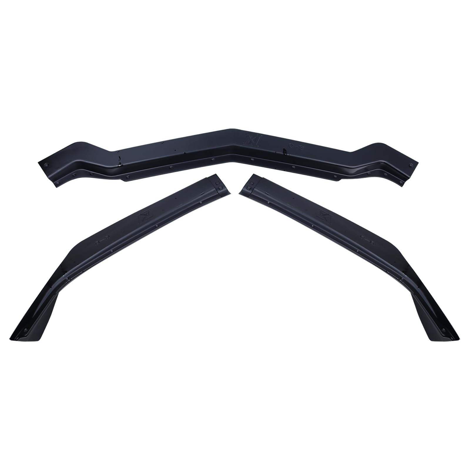 Suitable for Chevrolet Corvette C8 Front Lip Three-Section 20-24 Model Front Splitter Car Modification Small Body Kit