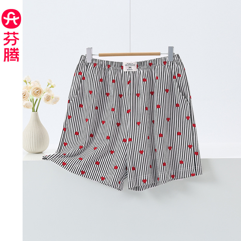 【Soft Cotton】Fenteng Pure Cotton Women's Sleep Shorts, Vacation Style with Pockets, Casual Outdoor Wear, Home Pants, Beach Shorts 【Soft Cotton】Fenteng Pure Cotton Women's Sleep Shorts, Vacation Style with Pockets, Casual Outdoor Wear, Home Pants, Beach Shorts