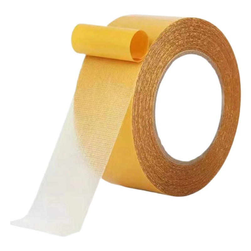 Adhesivo de doble cara de malla fuerte adhesivo de alto adhesivo sin costuras fácil de rasgar cinta de tela de doble cara fija adhesivo de alfombra especial fábrica al por mayor