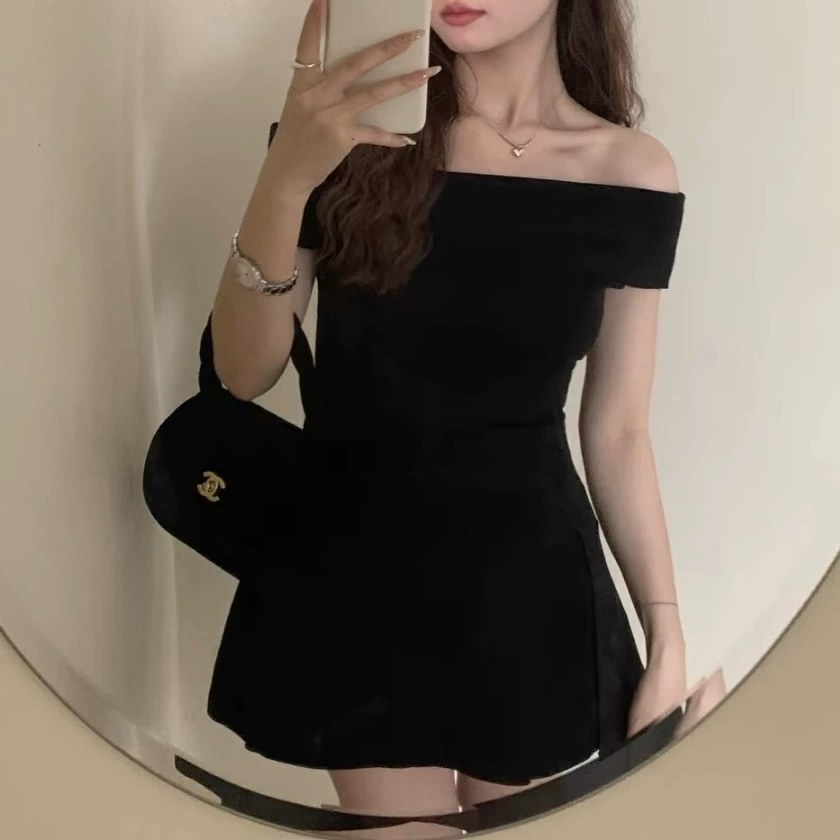 Summer knitted brace, Korean style, open shoulders