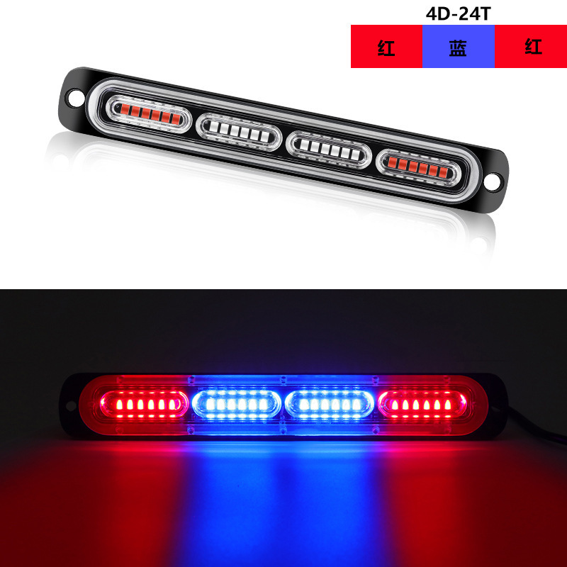 12 - 24V parpadeo de luz de advertencia lateral, luz trasera de motocicleta, luz lateral de automóvil, camión