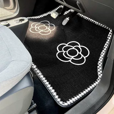 For Wuling Hongguang MINI Ayaqaltılar (Kovriklər) - wuling-third-generation-macaron-camellia-front-foot-pads
