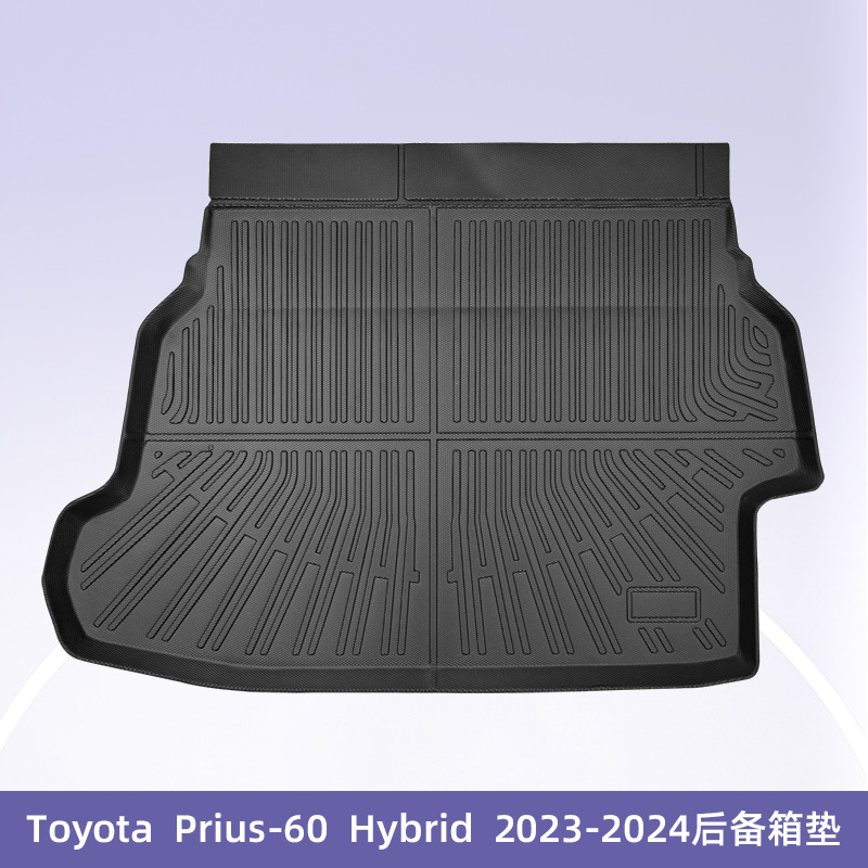 Es adecuado para Toyota Prius - 60 híbrido 2023 - 2024 timón derecho 3D todas las condiciones climáticas almohadilla de pie TPE