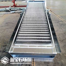 吉林回转式格栅除污机现场实拍安装图片xhg800型反捞式齿耙细格栅