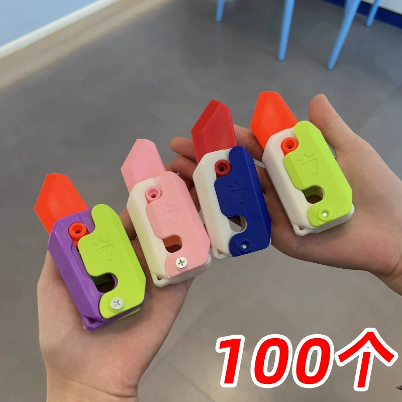 Нож для редьки TikTok в том же стиле светящийся нож для редьки 3D гравитационный нож студенческий приз небольшой подарок игрушка в стойле оптом