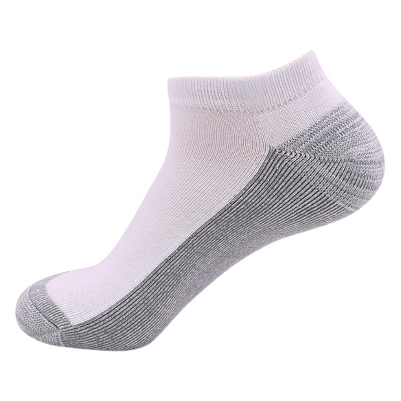 Calcetines cortos transpirables absorbentes del sudor de la parte inferior de la toalla de los hombres calcetines cortos calcetines deportivos profesionales de entrenamiento calcetines cortos de combate de élite para hombres