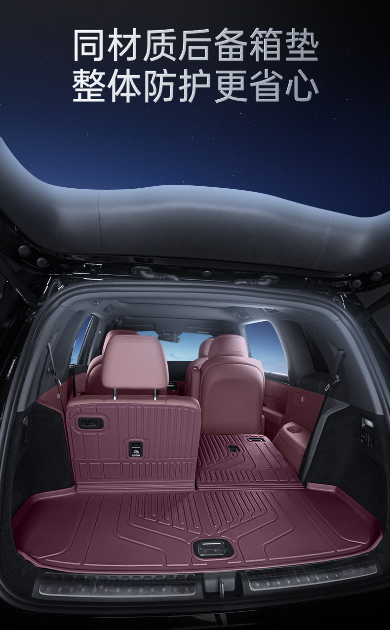Suitable for Zhijie V9 Floor Mats, Tpe26 Model Car Interior Floor Mats, Modification Accessories, Trunk Mat Supplies Collection