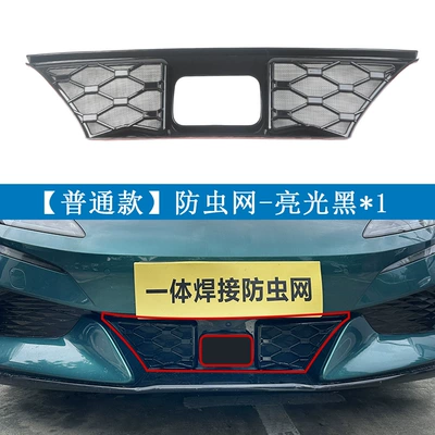 Suitable for the 2026 Denza Z9GT EV: insect-proof mesh, radiator grille, and water tank protection net, with clip-on installation, no disassembly required, and for modification purposes (Automobile anti-insect net) - denza-2026-z9gt-ev-standard-model-painted-black-1