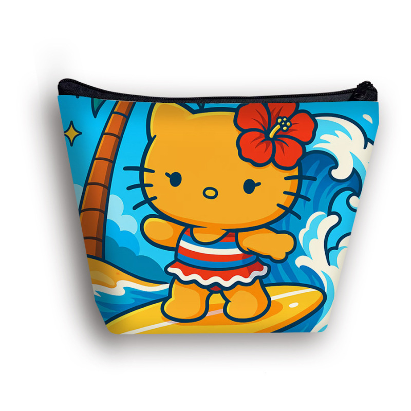 黑皮HelloKitty化妆包印花儿童洗漱包旅行女生简约收纳包包包批发|undefined