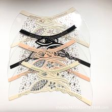 半成品凉鞋面烫钻 TPU底帮面AB彩钻鞋面水钻烫钻鞋面配件辅料批发