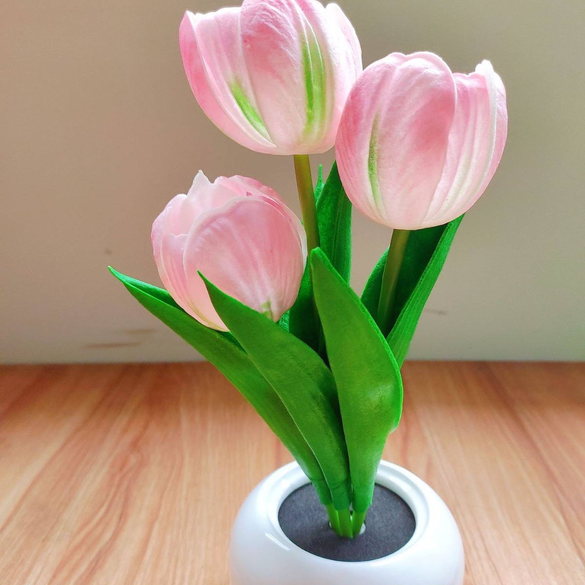 New LED Tulip Night Bedroom Bedside Artificial Flower Bouquet Decorative Atmosphere Light Father's Day Creative Gift_voghion.com