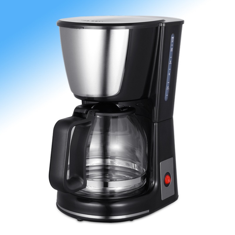 Máquina de café de goteo de 1.8L 1000W con accesorios extraíbles y función de aislamiento térmico.