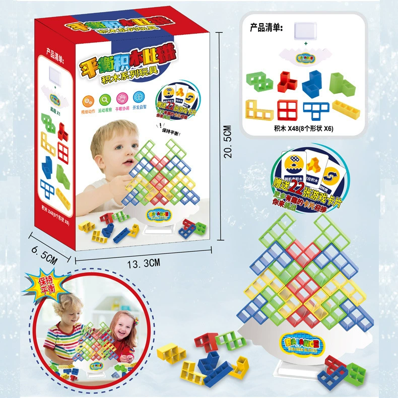 Игрушка, конструктор, тетрис, башня, Дженга, настольная игра, английский, учит баланс
