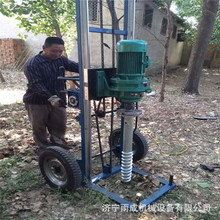 户外螺旋地桩打桩机 小型地基打桩机 光伏地桩打桩锤图片参数