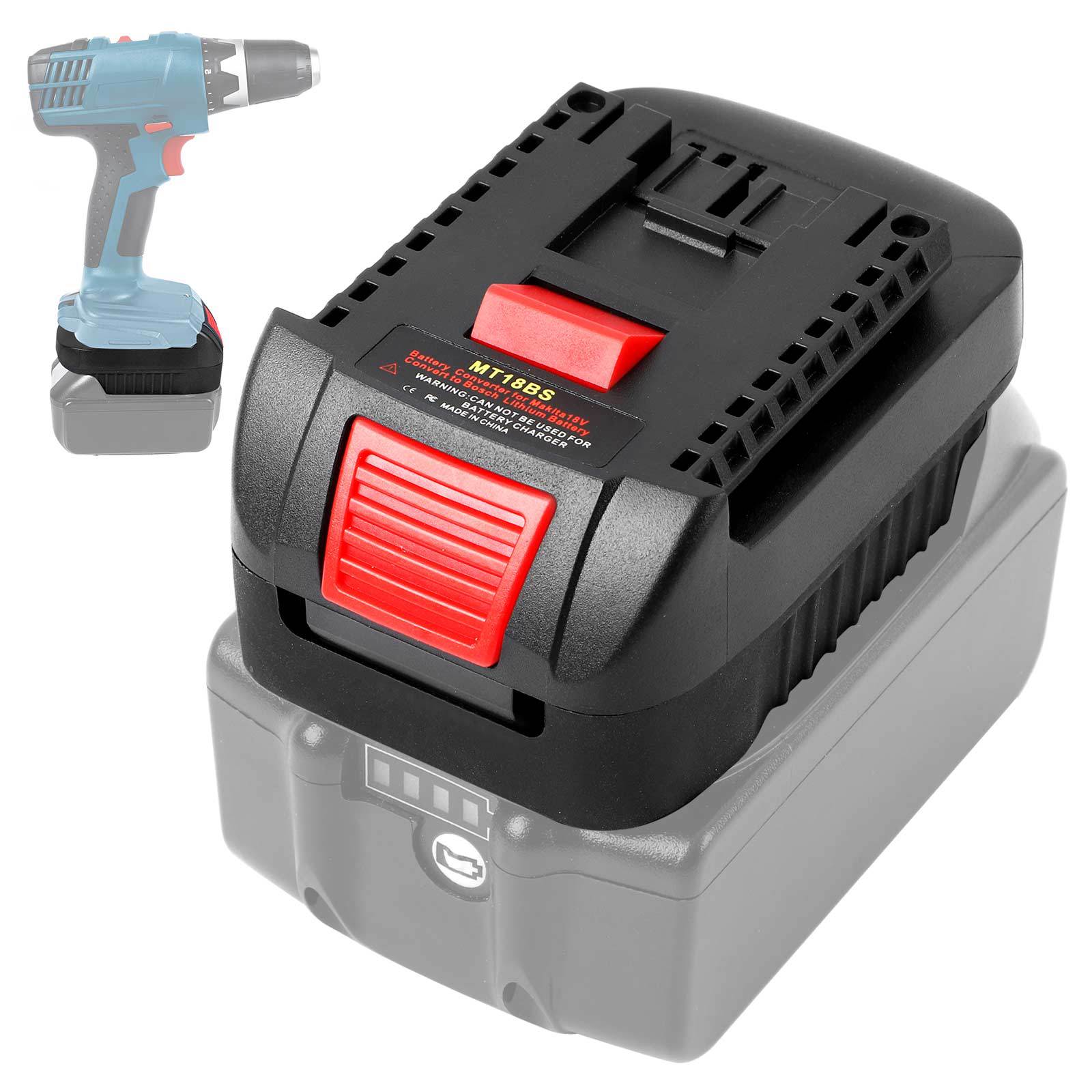 MT18BOS MT20DL MT18EIN 牧田电池转德伟 米沃奇 工具电池转接头