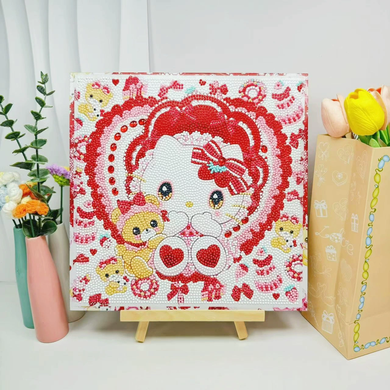 Бесплатная доставка/Новые 30*30 Алмазная живопись Diy Точечная алмазная живопись Детская ручная кладь Мозаика и Каменная живопись Спальня Декор Картина Оптовая