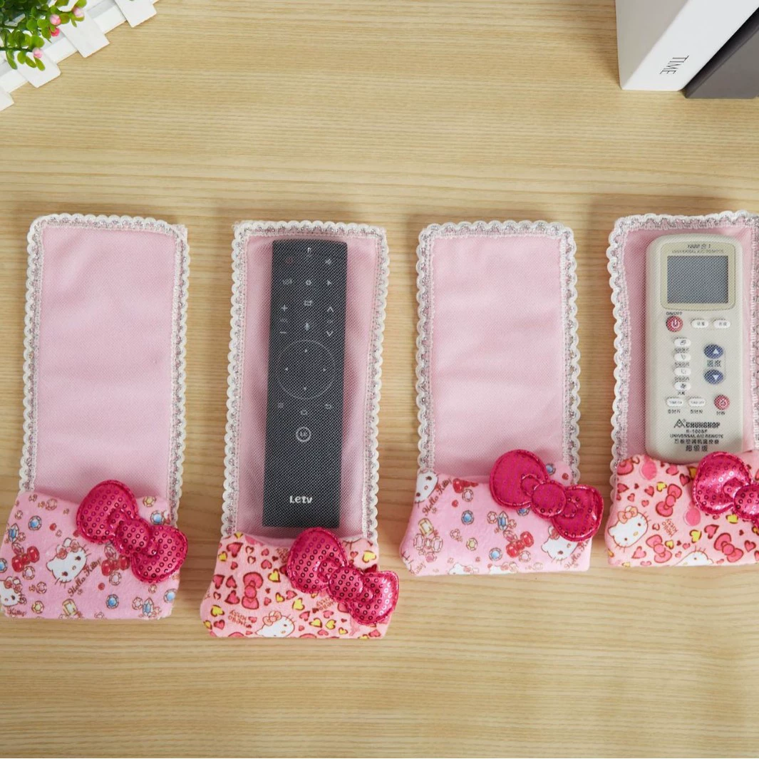 Китти пульт дистанционного управления крышка КТ кондиционер ТВ пульт дистанционного управления крышка Мерло мультфильм пульт дистанционного управления крышка пылезащитный чехол