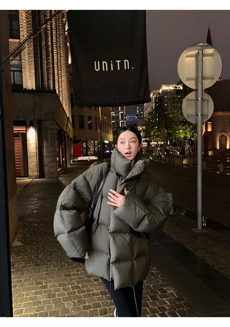 New Candy Color Down Cotton Padded Jacket Women Coat Korean Chic Puffer Jacket Thick Warm Outerwear Women's Clothes Short Parkas