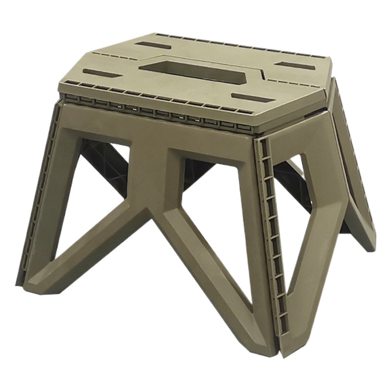 Taburete plegable portátil al aire libre que acampa taburete portátil taburete plástico taburete pequeño taburete bajo de los niños que cambian el taburete cuadrado taburete de pesca