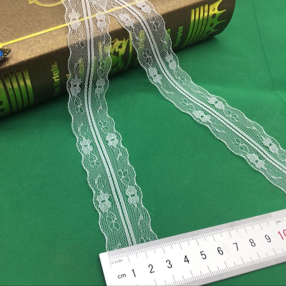福建长乐专业蕾丝双边花边辅料现货供应厂里直销228-2#宽度3.5CM