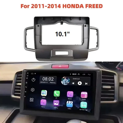 Suitable for 11-14 Honda Freed Navigation Frame Android Large Screen Frame Modified Audio Surface 10.1inch (Other Car Video)