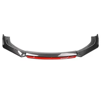 Surround Front Lip Anti-Collision Spoiler | Big Surrounded - carbon-fiber-red-head
