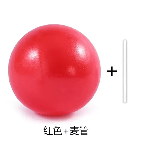 PVC磨砂普拉提瑜伽球麦管球25cm平衡健身球pvc瑜伽小球塑形塑身