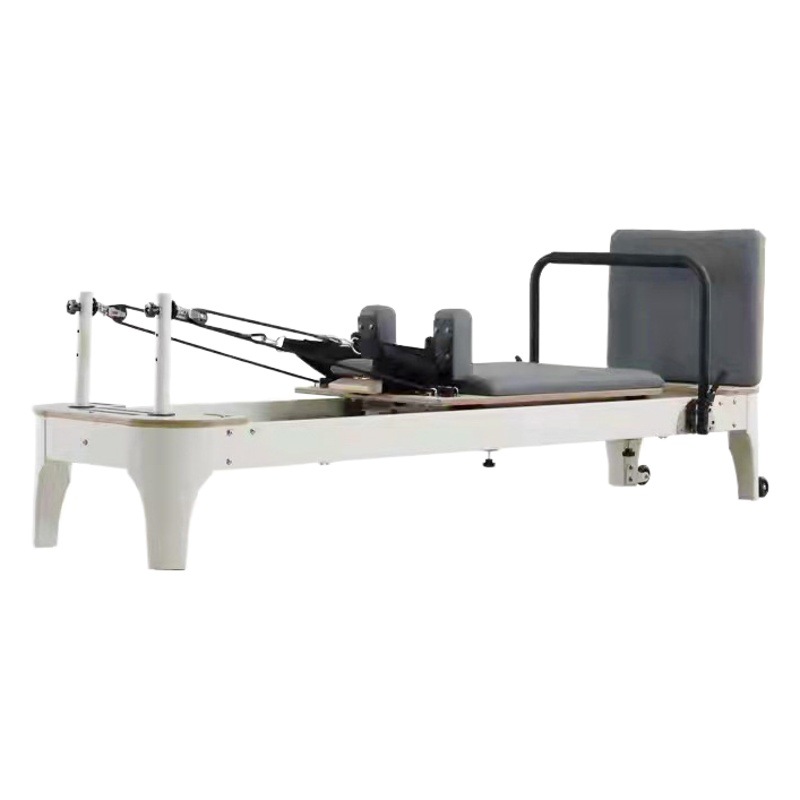 Torre de Pilates de pared con colchoneta alta de madera de arce, equipo grande para acrobacias aéreas y yoga, para uso doméstico, disponible en stock.