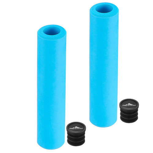 MOTSUV bicycle silicone handlebar mountain bike silicone sponge handgrip shock-absorbing anti-slip comfortable riding handle