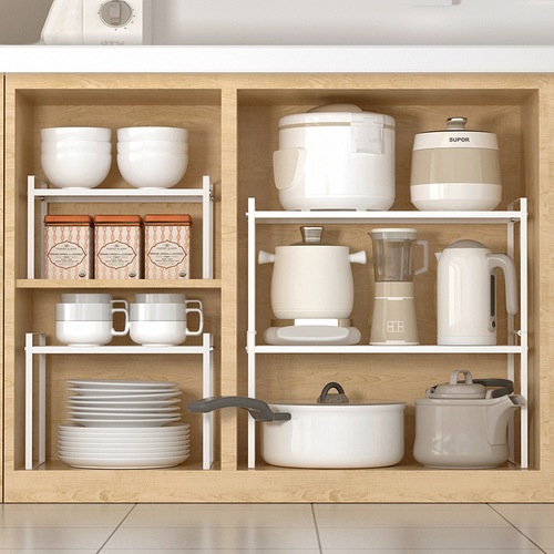 Cross-border iron art detachable layered storage racks for home use punch-free multi-layer storage racks kitchen storage racks