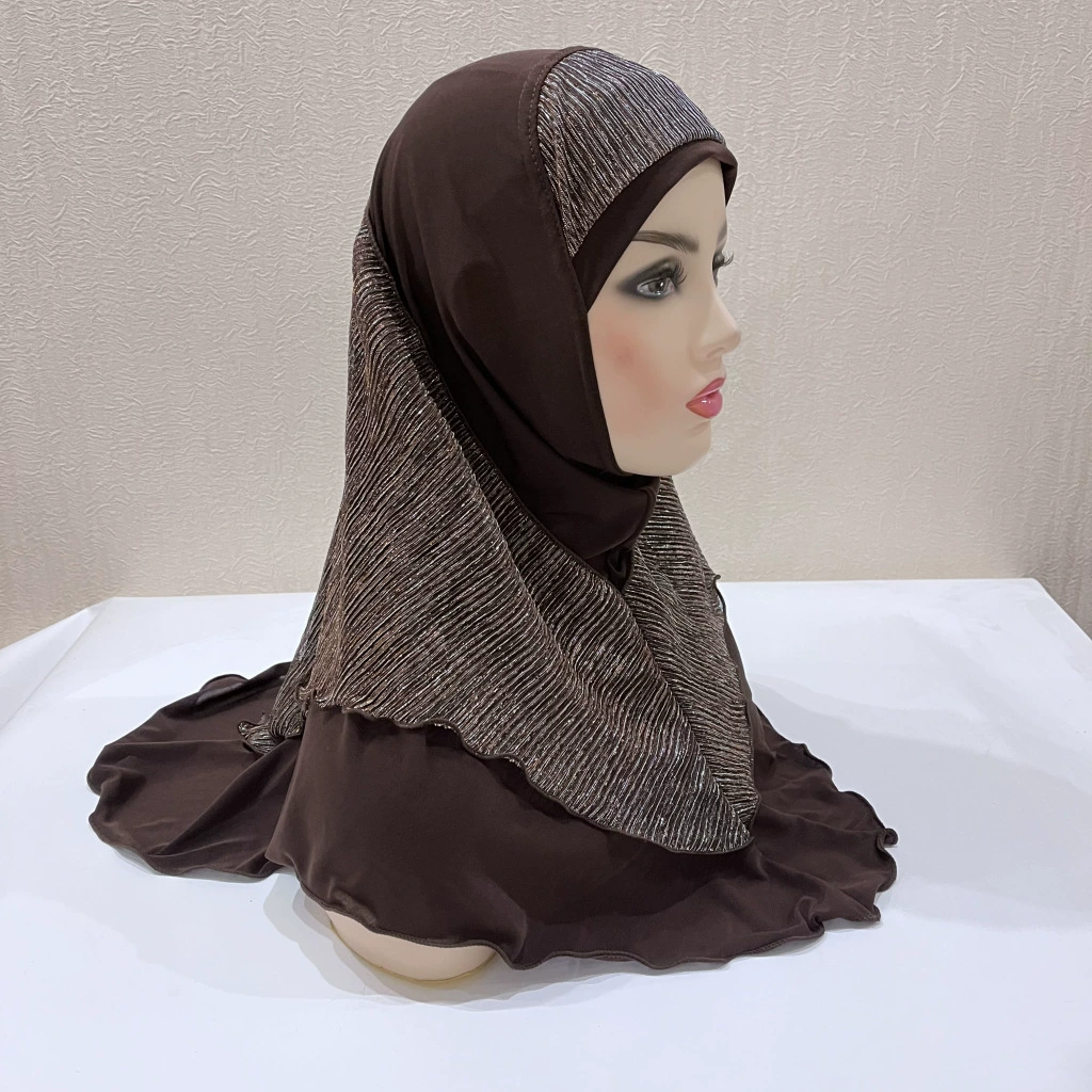 Хиджаб Мс. Малайи Crystal Margly Silk Switching Poor Hat Head Scarf H076