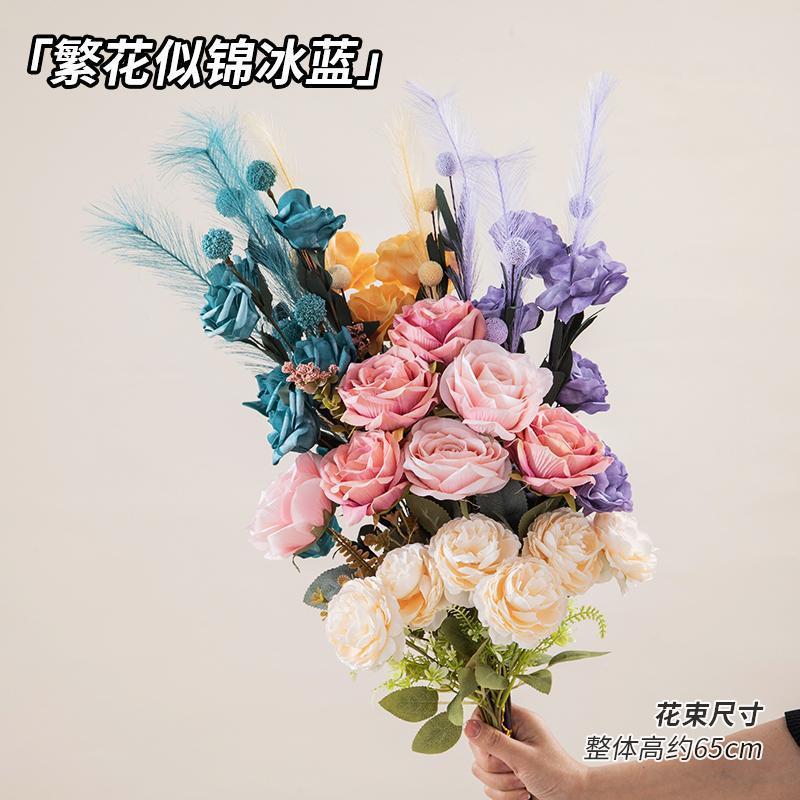 フレンチチューリップひまわり造花保湿造花装飾写真小道具手持ち花|undefined