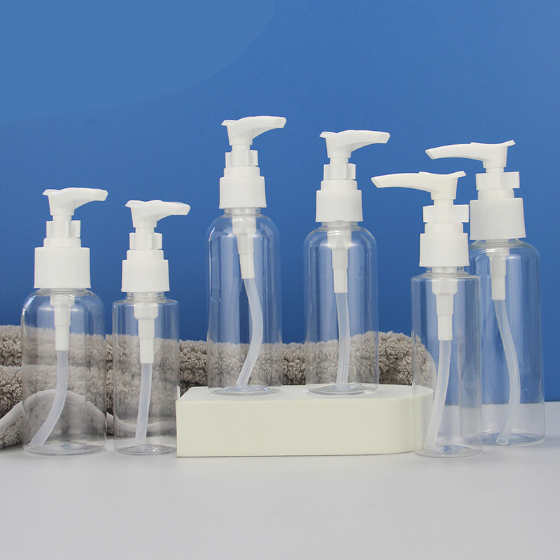 50ml60ml70ml75ml80ml120ml卡口乳液泵透明瓶、 塑料分装瓶