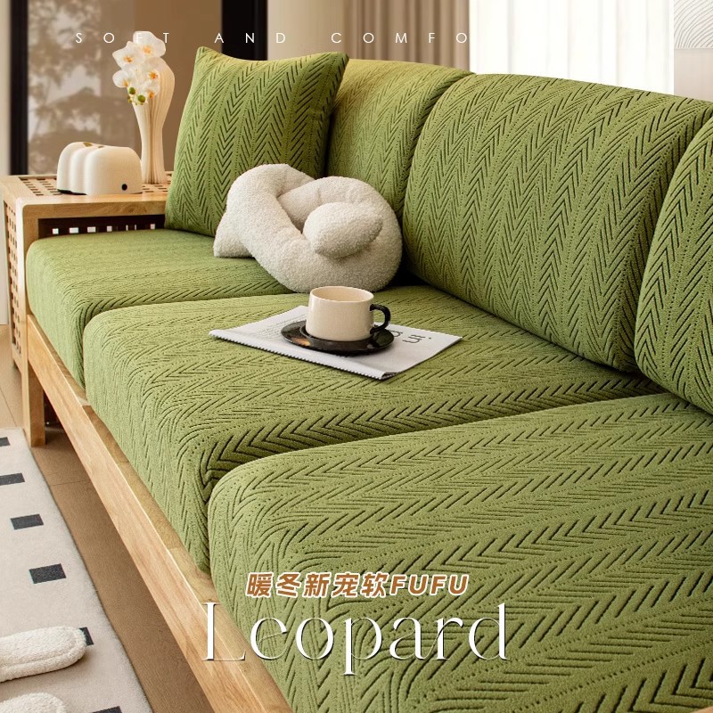 2024 nueva cubierta de sofá cubierta de cojín de sofá de sala de estar todo incluido elástico anti-gato agarrar el sofá con respaldo