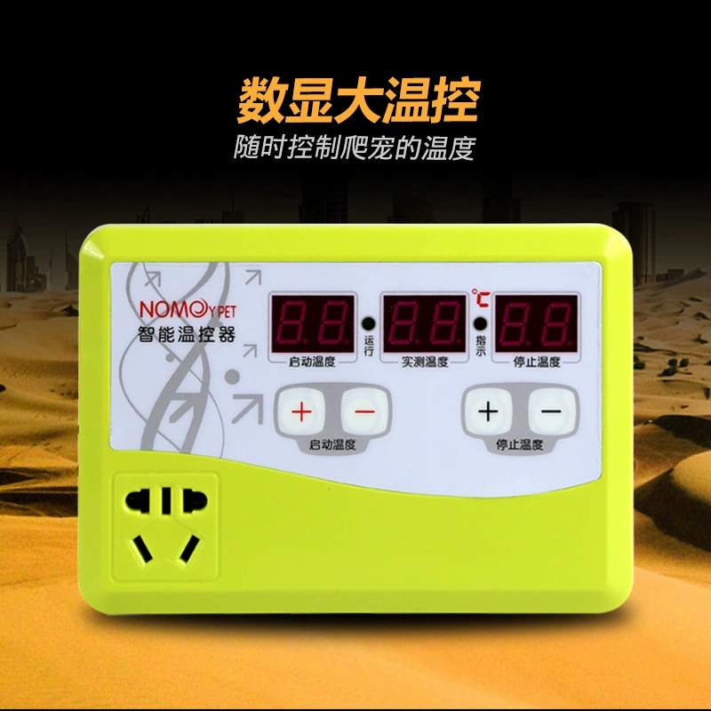 NOMO Интеллектуальный термостат Регулятор температуры Кормление домашних животных Рептилия Цифровой дисплей Электронный контроль температуры Гнездо Термостат Переключатель